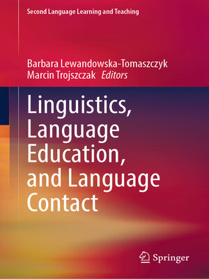 cover image of Linguistics, Language Education, and Language Contact